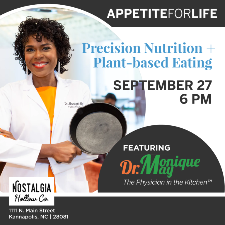 Appetite for Life Event: Precision Nutrition + Plant-based Eating, September 27