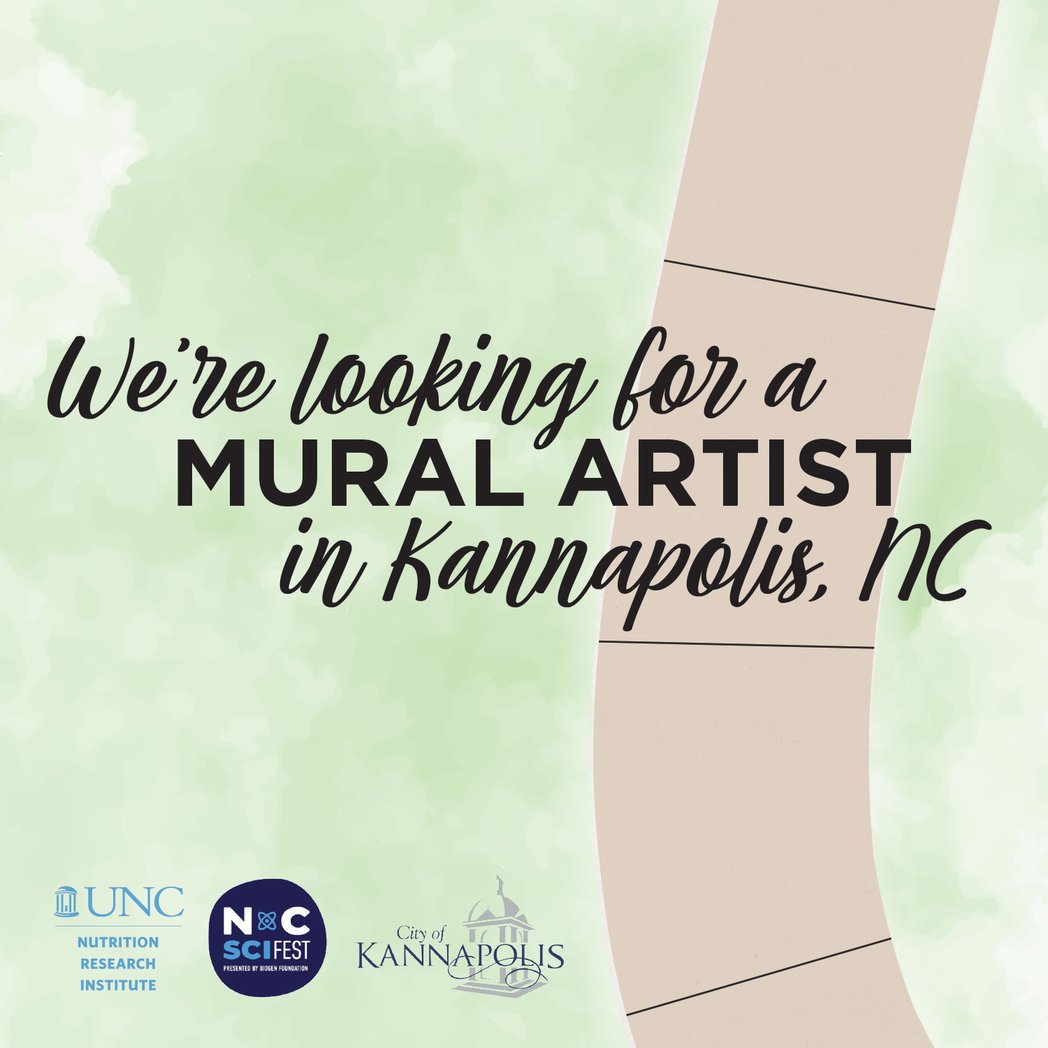 We’re looking for a mural artist