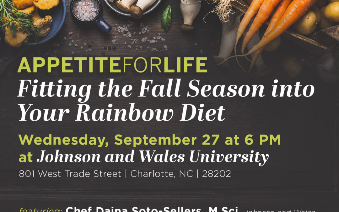 Cooking Demo + Nutrition Talk: Fitting the Fall Season into Your Rainbow Diet