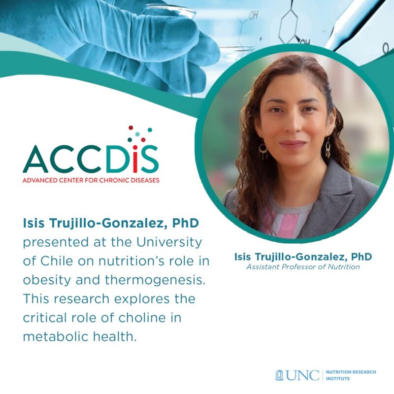 Isis Trujillo-Gonzalez, PhD presented at the University of Chile