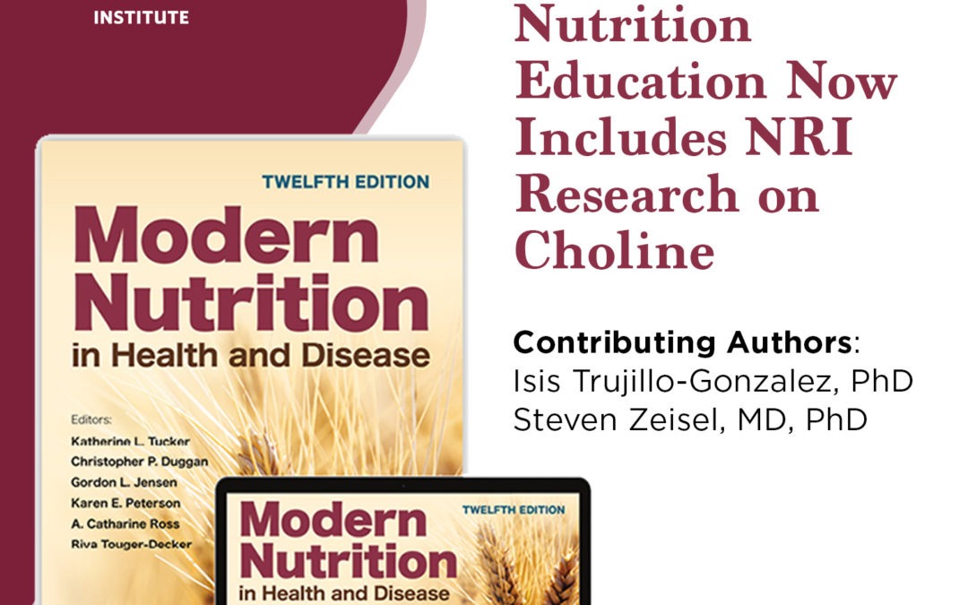 A Global Standard in Nutrition Education Now Includes NRI Research on Choline