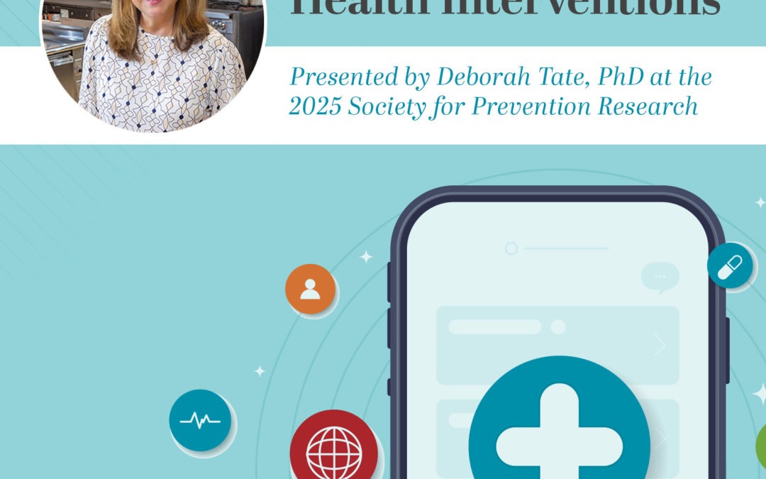 Next-Generation Health Interventions Presented by Deborah F. Tate, PhD, at SPR 2025