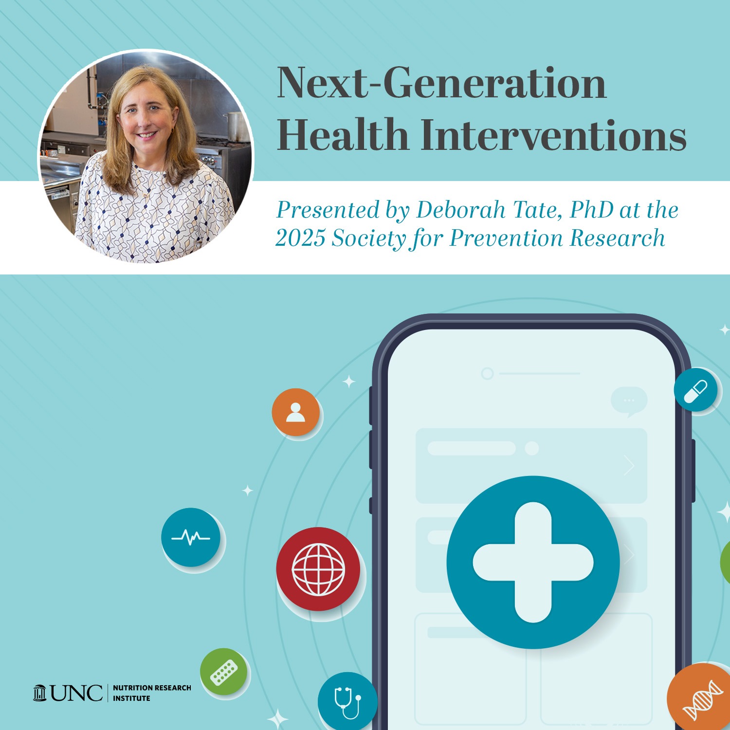 Next-Generation Health Interventions Presented by Deborah F. Tate, PhD, at SPR 2025
