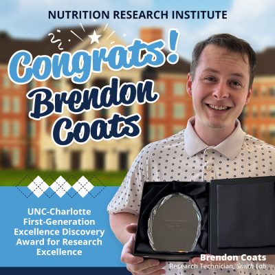 From Gap Year to Groundbreaking Research: Brendon Coats Recognized with First-Generation Student Research Award