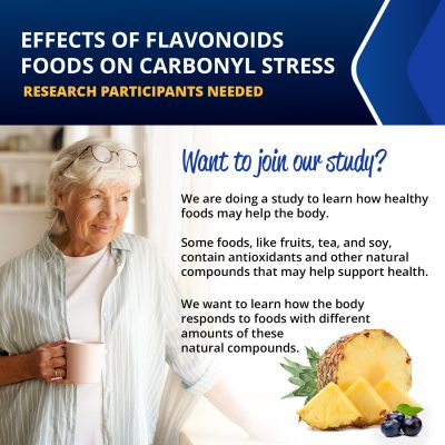 Effects of Flavonoids Foods on Carbonyl Stress