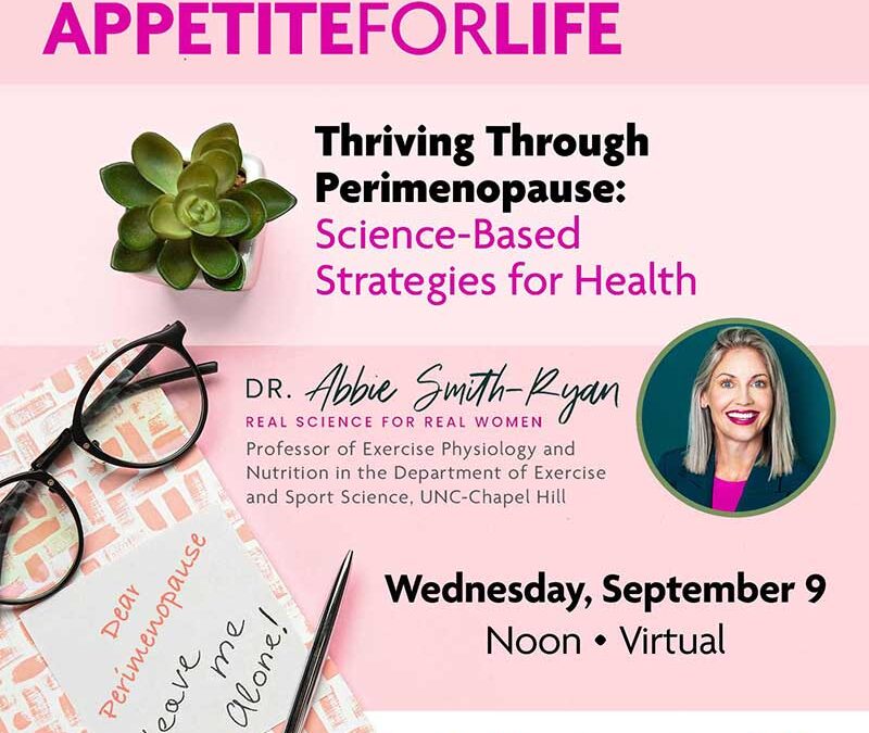 Appetite for Life – Thriving Through Perimenopause