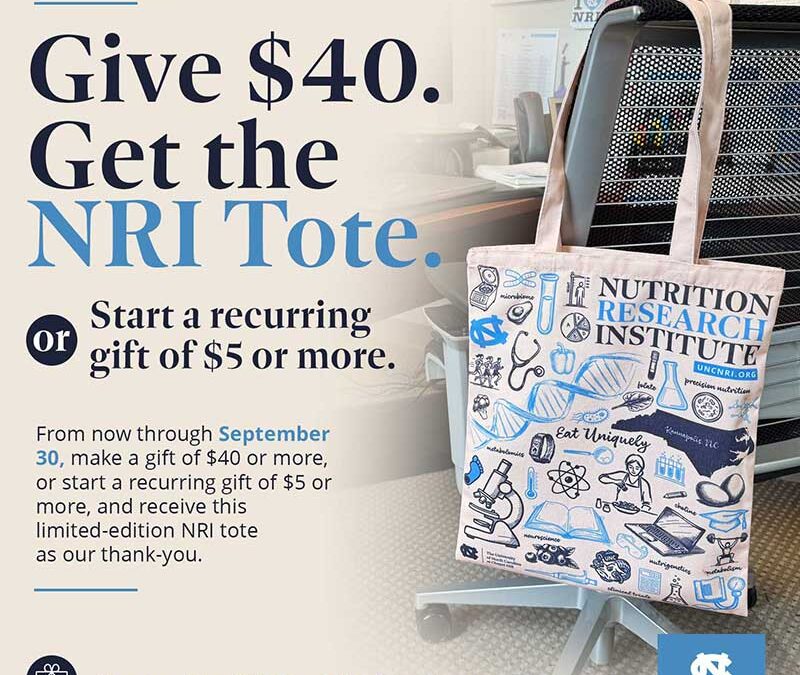 Give $40. Get the NRI Tote.