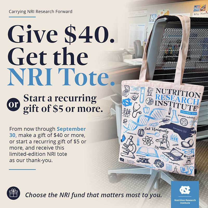Give $40. Get the NRI Tote.
